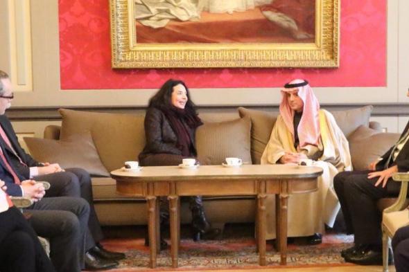 السعودية | وزير الخارجية يلتقي رئيسة مجلس الشيوخ البلجيكي